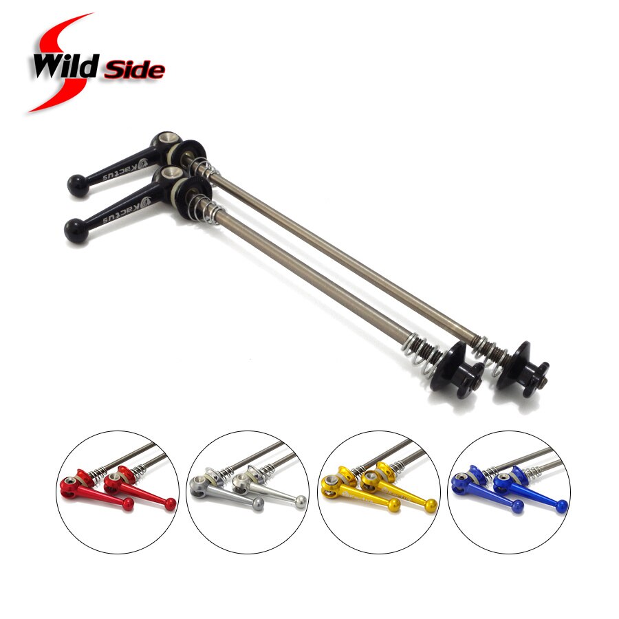 Spiedini da bicicletta in titanio a sgancio rapido per MTB strada bicicletta 100/130/135mm spiedini da ciclismo nero rosso accessori da ciclismo parti