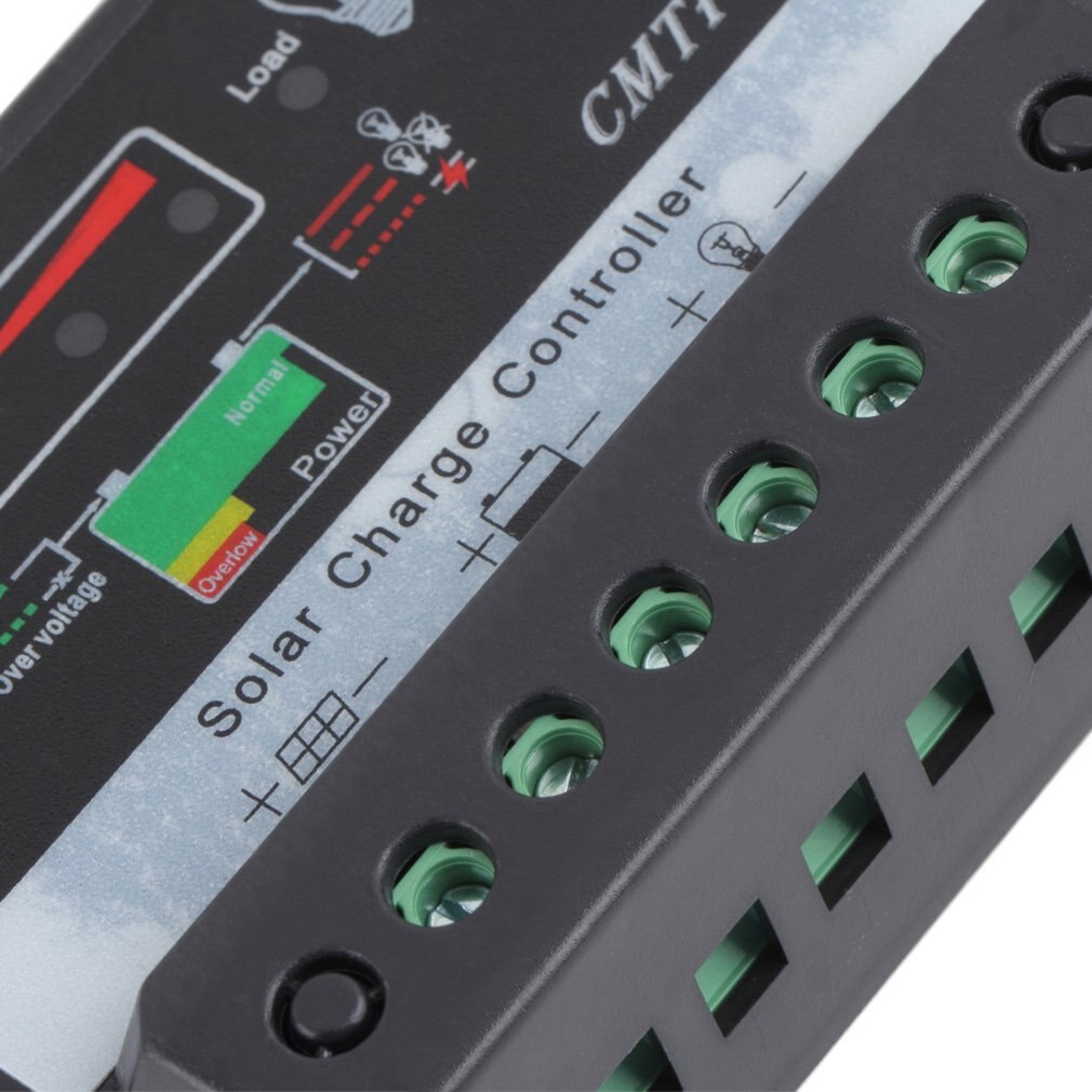 30A 12V/24V Pwm Solar Panel Battery Regulator Charge Controller Led Screen Solar Charge Controller Solar Controller