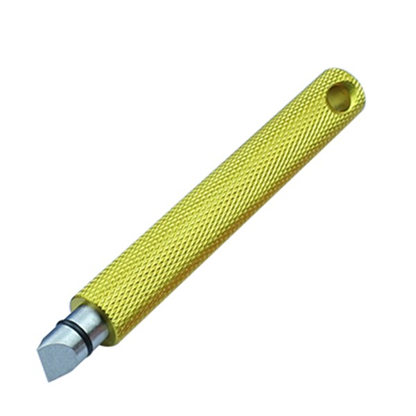 Golfclubs Iron Wedge U & V Groef Puntenslijper Cleaner Cleaning Tool 4 Kleuren Golf Club Head Grooving Tool: Geel
