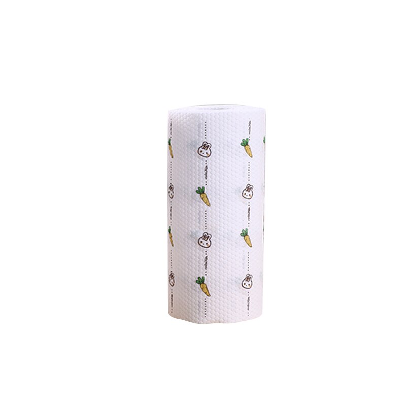 Keuken rag wegwerp vaatdoek is niet om olie keuken papier lui huishoudelijke taken reiniging olie-absorberend papier herbruikbare: Rabbit