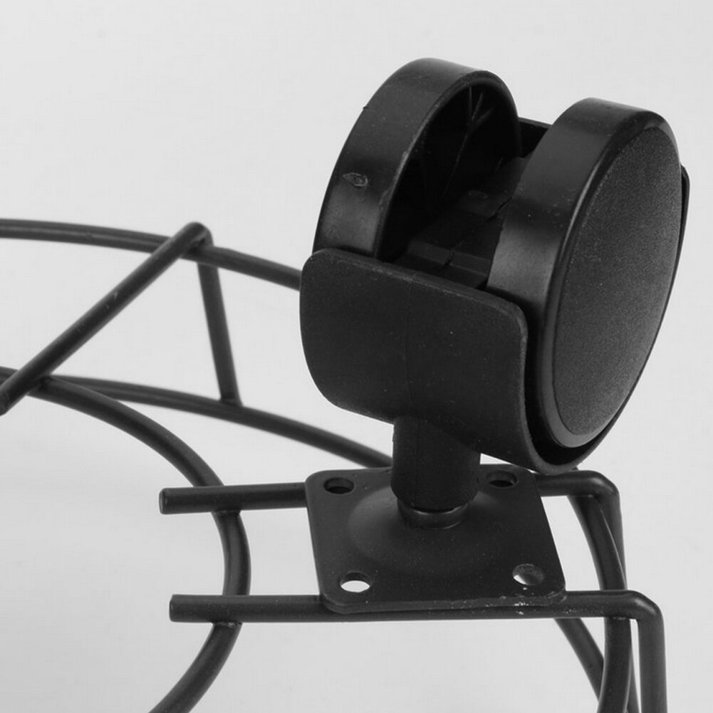 Plant Caddy Wheel Flower Pot Rack Iron Rolling Movable Plants Stand Flower Pot Mover Tray Coaster Planter Base For Garden