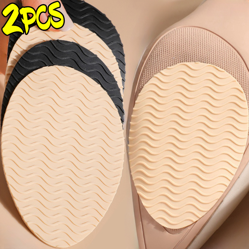 Pegatinas antideslizantes y resistentes al desgaste para zapatos, Protector de suela autoadhesivo, pegatina para tacones altos en el antepié, almohadillas para suelas de goma de silicona