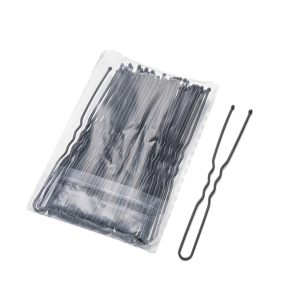 50 Uds 50/60/70mm Metal ondulado en forma de U horquillas para el cabello mujeres niñas boda peinado herramientas de estilismo accesorios al por mayor
