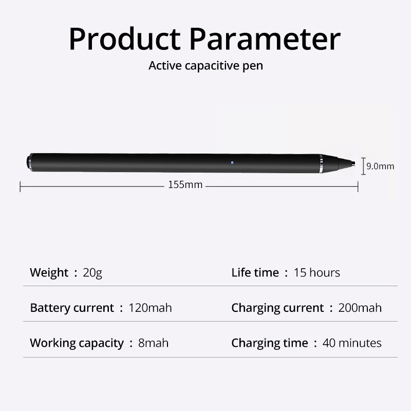 Fonken Stylus Pen Voor Oppervlak Go Pro X Pro Android Tablet Pen Touch Screen Pen Voor Macbook Ipad Smart Pen voor Samsung Tekenen Pen