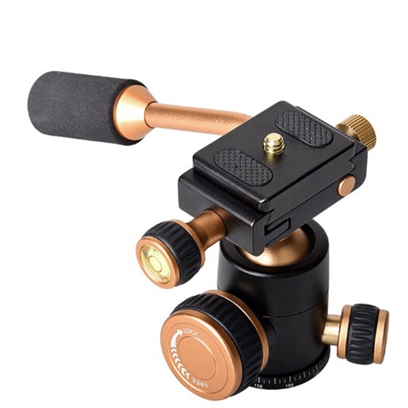 Q160 Professionele Reizen Camera Statief Bal Hoofd Handvat Pan Hoofd Compatibiliteit Voor Digitale Camera