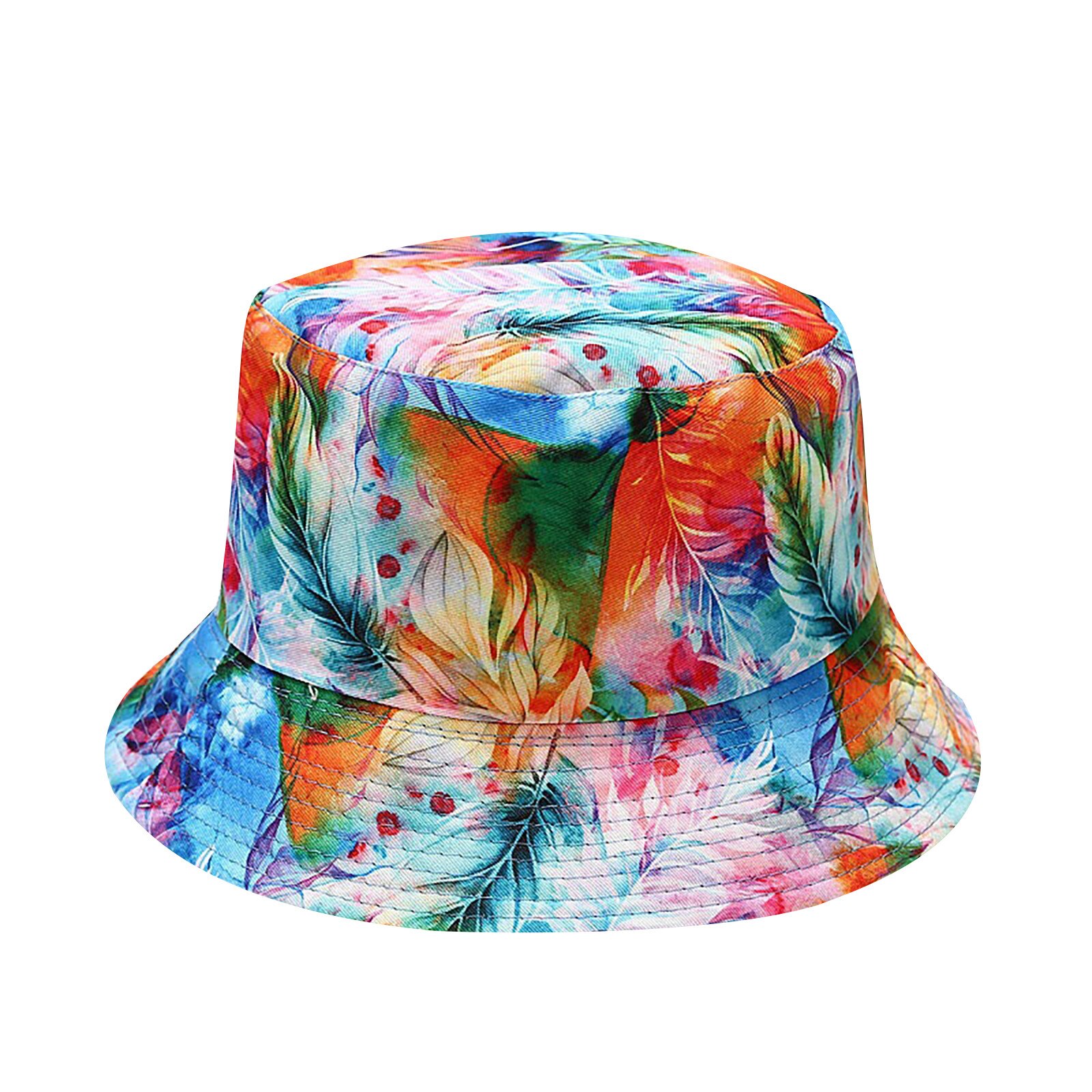 Vrouwen Hoeden Mode Afdrukken Zonnescherm Visser Hoed Bekken Hoed Outdoor Emmer Hoed Женская Шляпа Рыбака: WR
