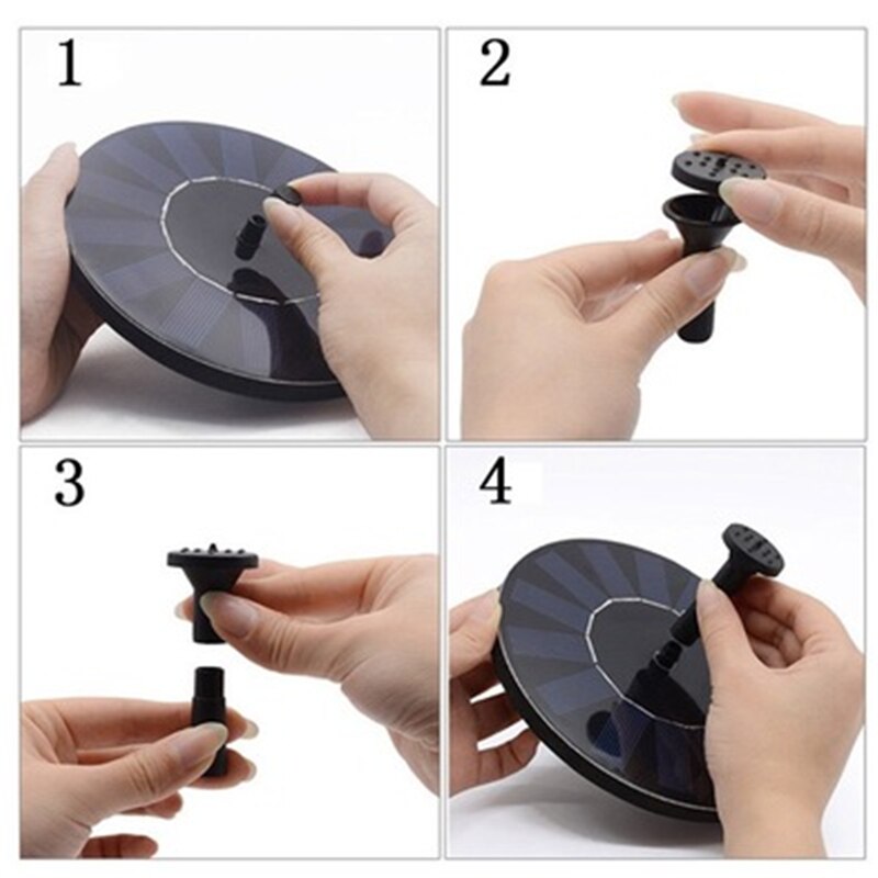 Mini Solar Fountain Solar Water Fountain Garden Pool Pond Outdoor Solar Panel Garden Decoration tuin decoratie fontanna solarna