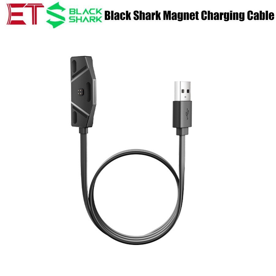 Original xiaomi preto tubarão ímã cabo de carregamento 18w carregamento rápido conexão magnética 1.2m cabo usb para tubarão preto 3 3pro