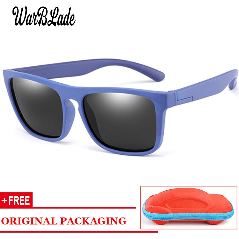 WBL Kinderen Kids Zonnebril Jongens Meisjes Gepolariseerde Zonnebril Baby Baby Siliconen Flexibele Veiligheid Frame Shades Eyewear UV400