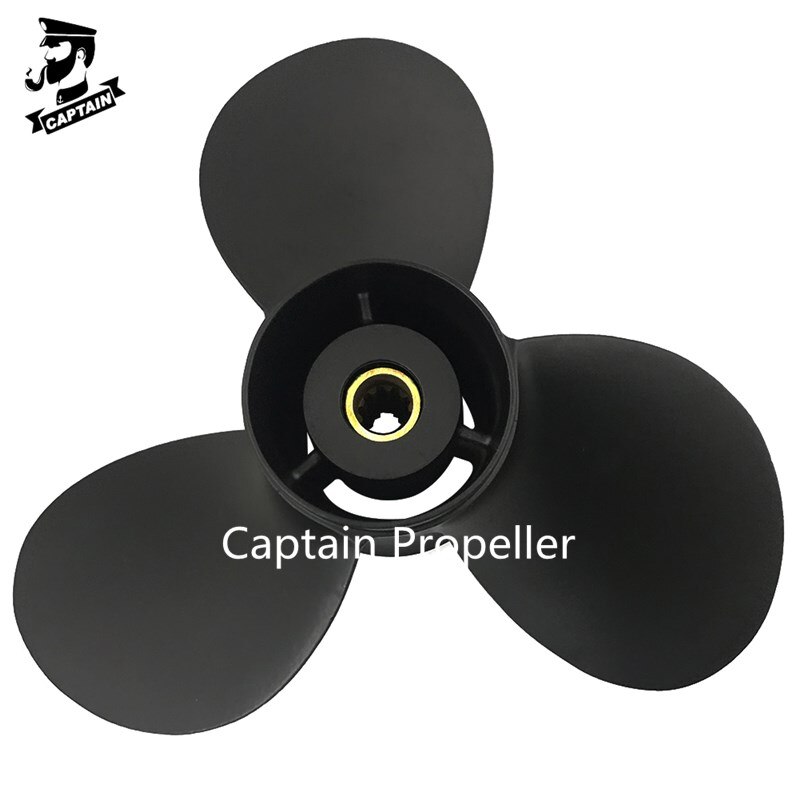 El capitán de la hélice 9 1/4x9 58100-94J00-019 colocar Suzuki motores fuera de borda, DF9.9A DF8A DF15 DF9.9 aluminio 10 estriado de dientes RH