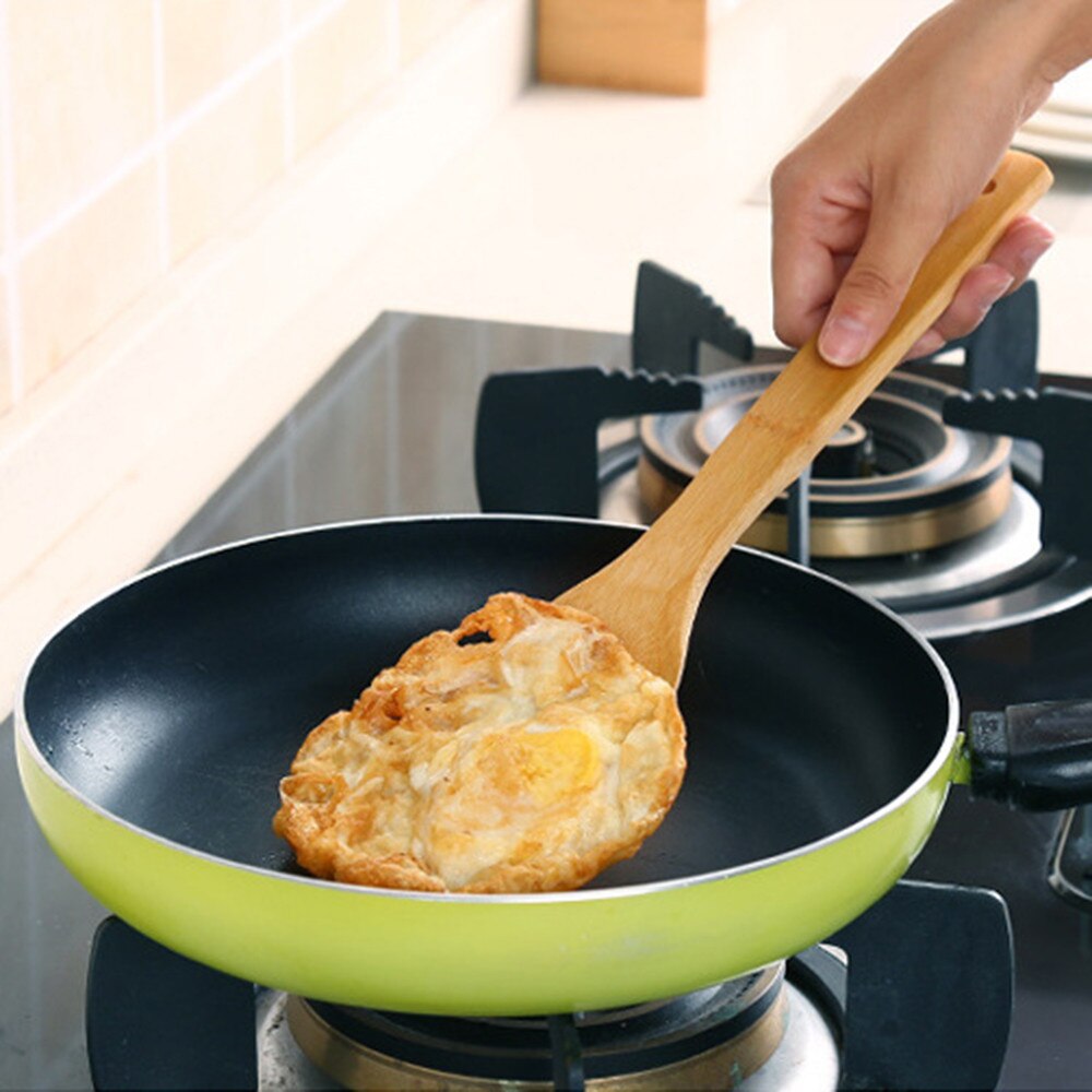 Bamboo Utensil Kitchen Wooden Cooking Tools Spoon Spatula FDH: Default Title