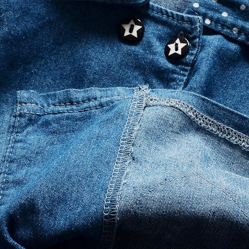 Nysrfz meisjes denim jassen mooie hart bescherm stippen baby bovenkleding jassen voor meisjes lange mouwen meisjes jeans jassen kleding
