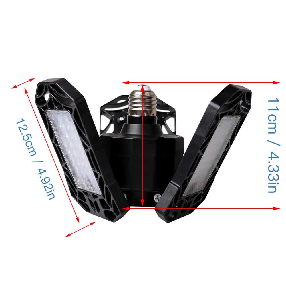 Folding Garage Iluminacion Lamp 40W Led Spotlight 4000lm Super Bright Led Work Light For Outdoor Camping Lamp Ufo