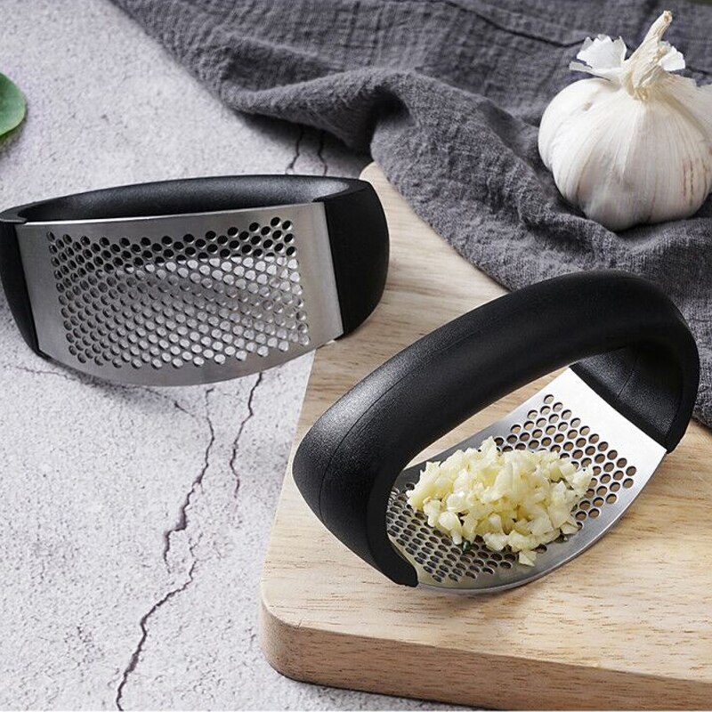 Manual Garlic Presser Garlic Grinding Slicer Chopper Stainless Steel Garlic Presses Cooking Gadgets Garlic Grater Grinder
