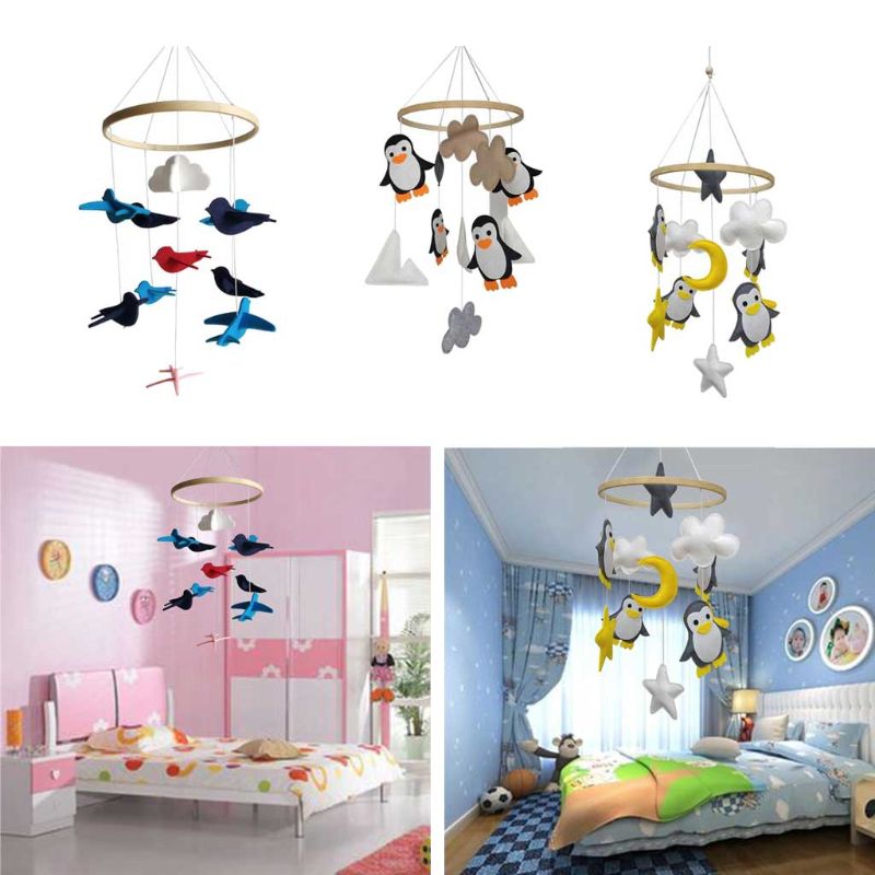 Baby Toddler Rattles Mobile Toys Crib Toy Bed Hanging for Baby Newborn Kids Crib Bed Bell Carousel Cots Handmade Room Decoration