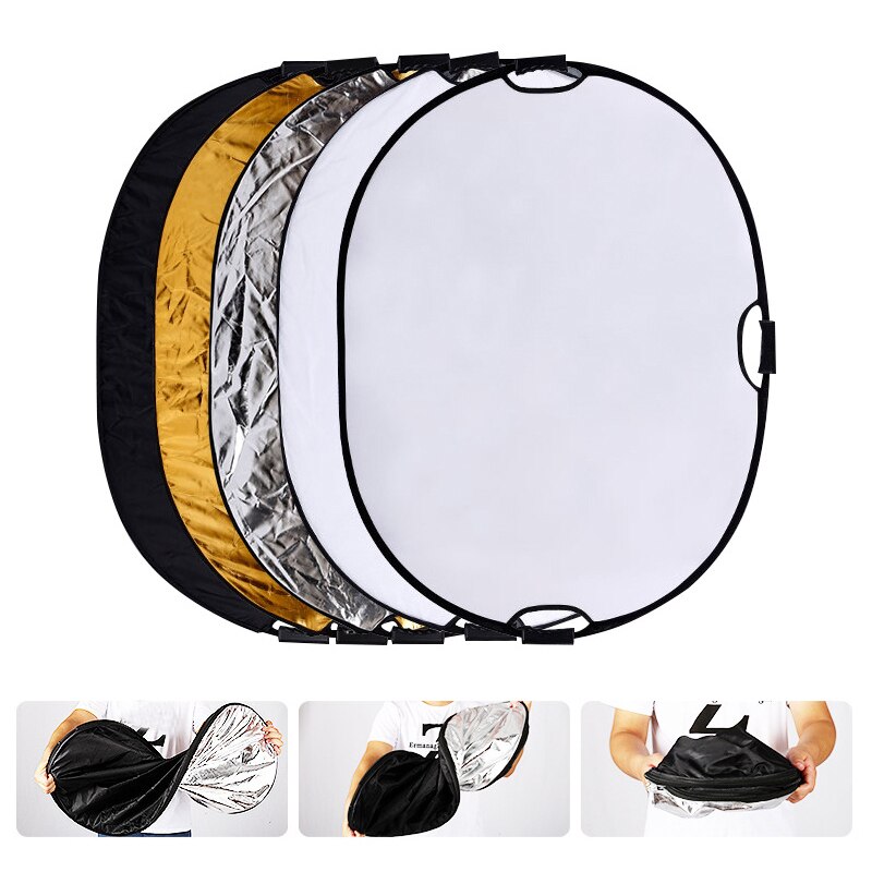 5 In 1 Reflector Fotografie Licht Diffuser Draagbare Camera Licht Reflector Met Draagtas Reflector Voor Fotografie