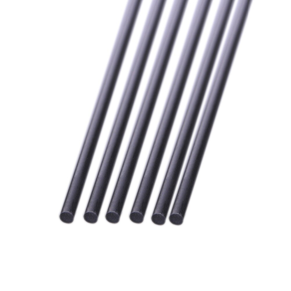 5pcs Carbon Fiber Rod Dia 1mm 2mm 3mm 4mm 5mm 6mm 7mm 8mm 10mm 11mm 12mm Length 500mm 3 Fibra de carbono