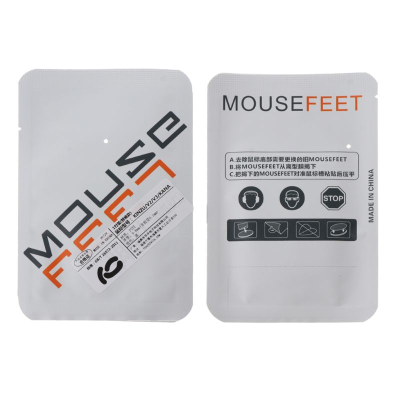 1 Set 0.6mm sostituisci i piedini del Mouse pattini del Mouse per steelseries KANA Kinzu V2 Mouse W8ED