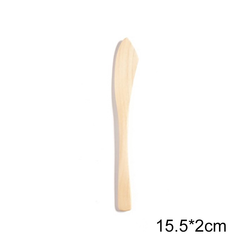 Japanische Und Koreanische Holz Spachtel Lange Griff Mischen Honig Haushalt Massivholz Knödel Messer Mond Kuchen Messer Butter Messer: 03