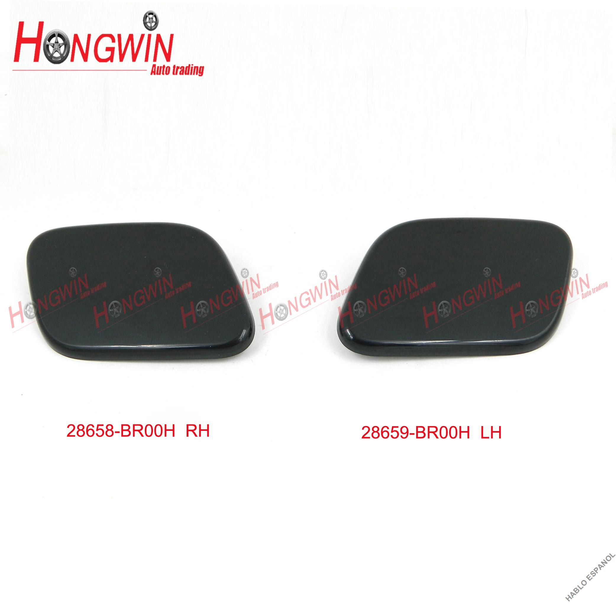 Capuchon de couvercle de buse de pulvérisation de rondelle de phare avant droit et gauche pour Nissan Qashqai 10-14 28645-BR00A 28612-BR00A 28659-BR00H