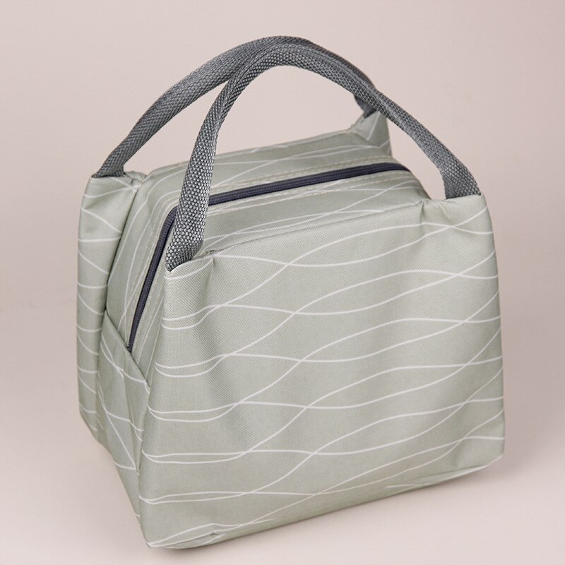 Cooler Tote Draagbare Geïsoleerde Tas Canvas Thermische Koude Voedsel Container School Picknick Voor Mannen Vrouwen Kids Reizen Lunchbox: C