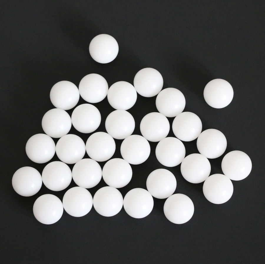 14.288mm (9/16 '') 100 Uds. Delrin Polioximetileno (POM)/Celcon bolas sólidas de plástico para componentes de válvula, aplicación de rodamiento