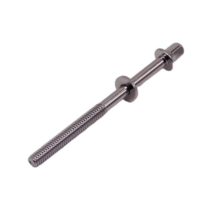 20 pezzi viti per tamburo imperiale 7/32 specifica 80mm 90mm 100mm lunghezza colore argento vite a tamburo a testa quadrata per bullone M5