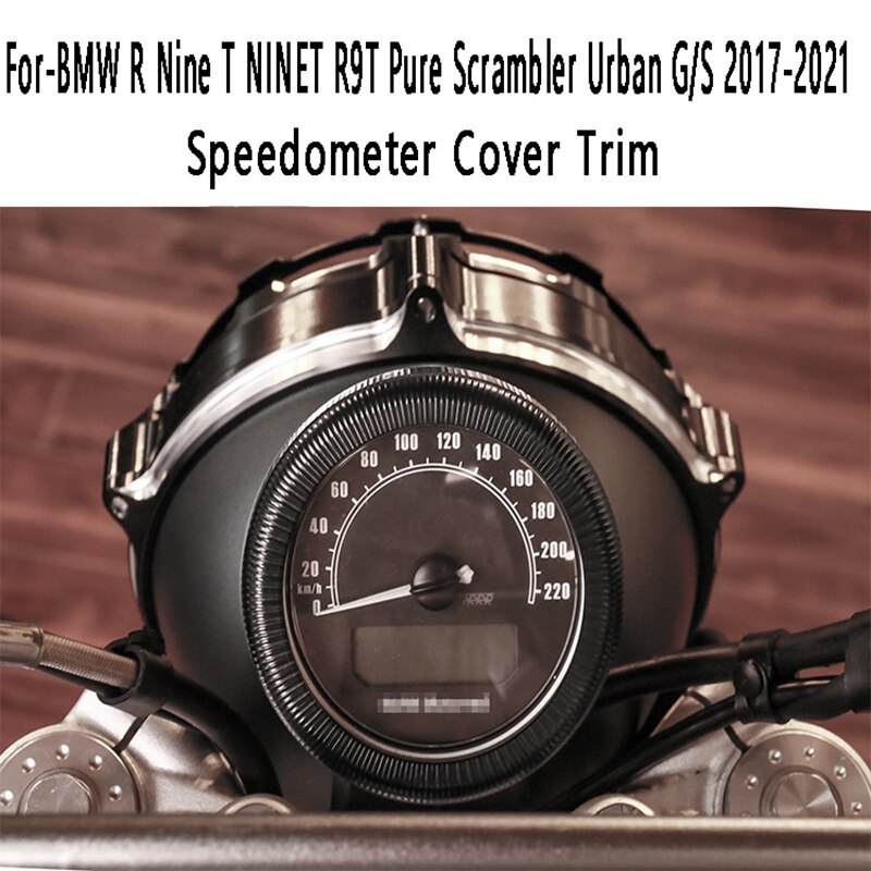 Couvercle de compteur de vitesse pour tableau de bord de moto, pour BMW R Nine T NINET R9T Pure Scrambler Urban G/S –: Black