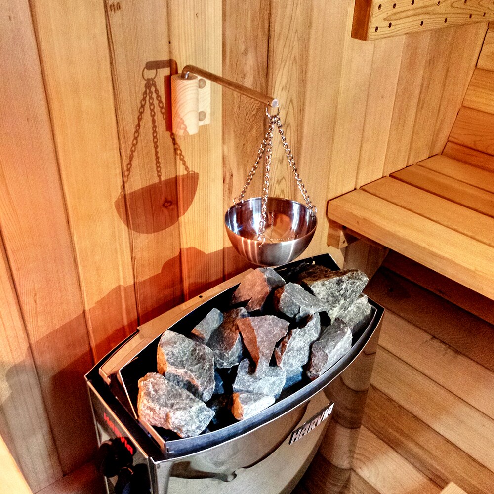 Rustfri stål sauna komfur skål sauna aroma olie kop æterisk olie duft diffuser 1 års garanti
