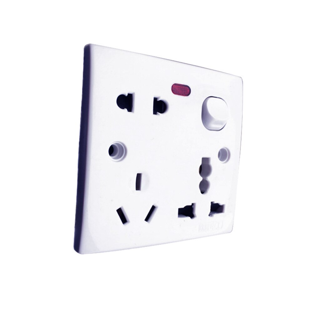 US/UK/EU Plug Home Safe Electrical Outlet Panel Switch 250V 10A AC Electric Wall Socket