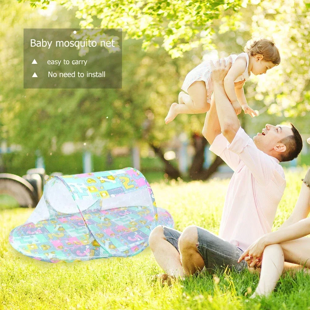 High Density Mesh Children's Mosquito Net Free Installation Portable Mosquito Net Cartoon Boat Shaped Mosquito Net Bed Tent