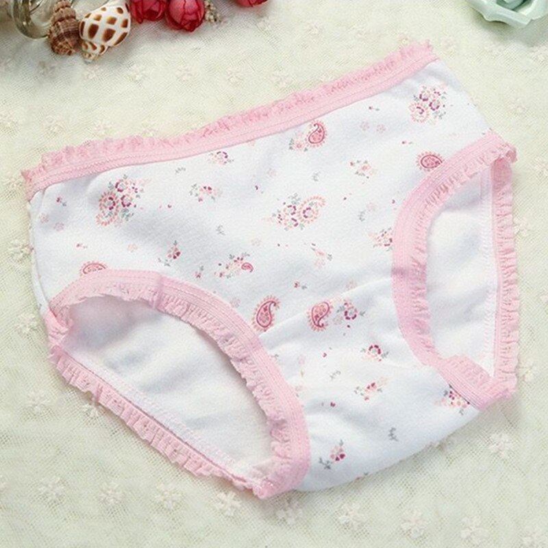 6 pz/lotto ragazze intimo pantaloncini bambini slip stampa mutandine di cotone Ctnn0040
