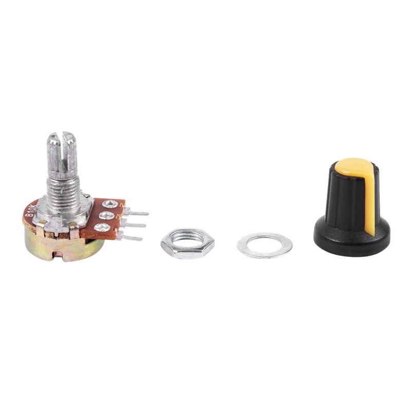 5Pcs 10K Ohm 3 Terminal Linear Taper Rotary O B Ty... – Grandado