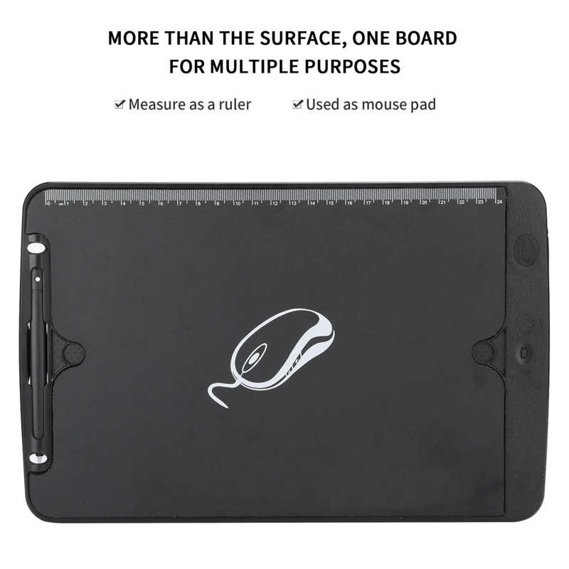 digital tablets micro usb 12in LCD Writing Tablet Split Screen Electronic Drawing Board Ruler Mouse Pad Black digital tablets