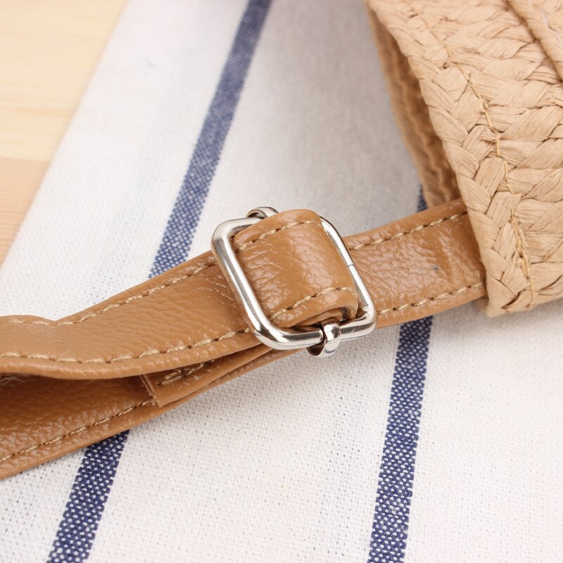 Shoulde Rbagsnew Cilinder Hand Carrying Straddle Strozak Zomer Geweven Zak Emmer Leisure Zakken
