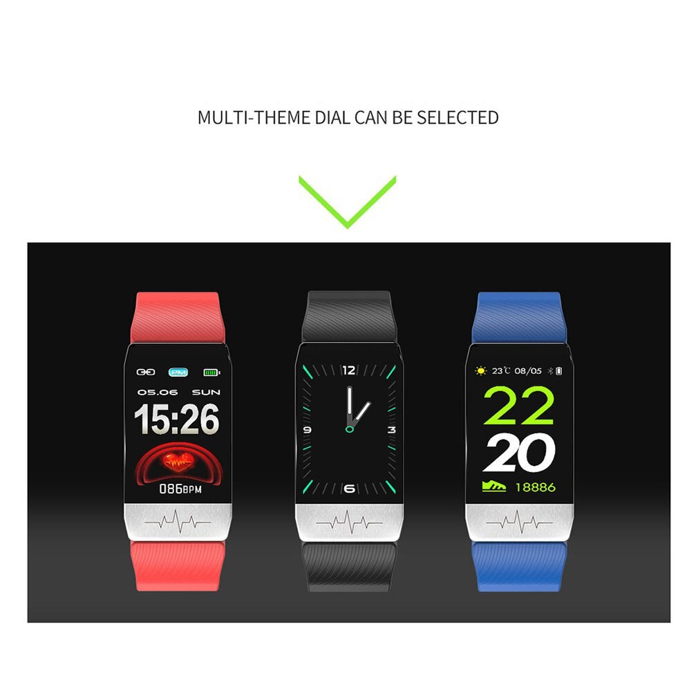 T1 Temperatuur Meting Smart Watch Ecg Bloed Zuurstof Monitoring Multi-Sport Real-Time Temperatuur IP67 Waterdicht