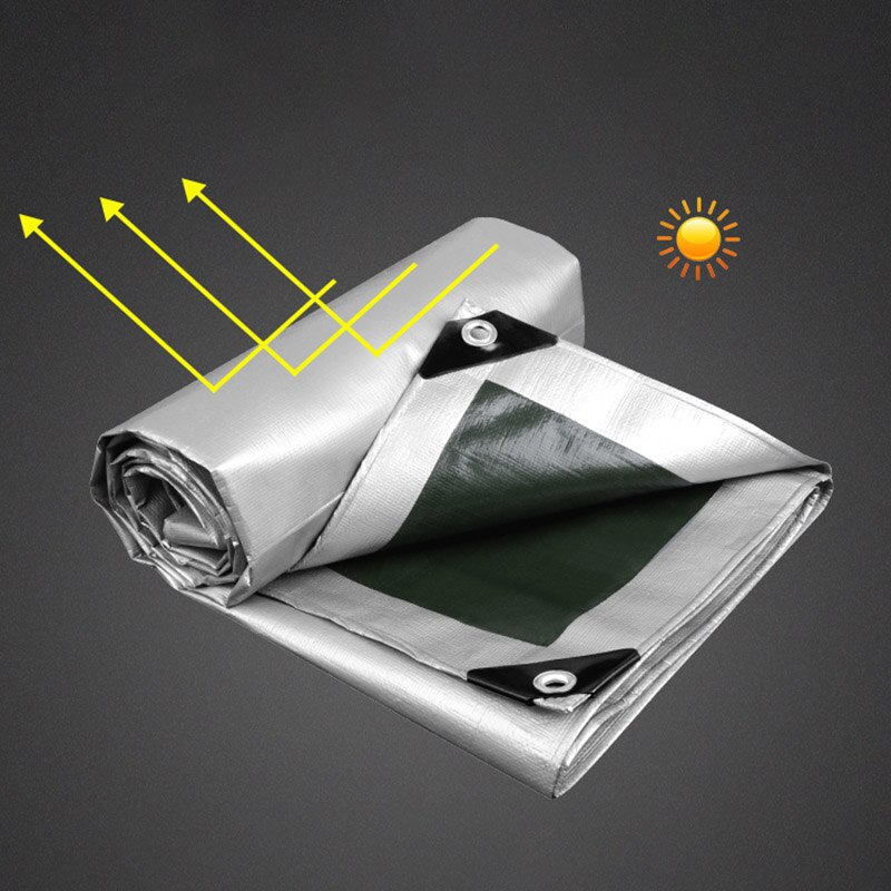 Outdoor Awning Garden Plant Waterproof Shade Cloth Home Garden PE Weaving Rainproof Cloth Waterproof Sunscreen Cold Resistance F