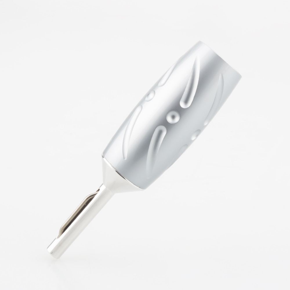 Viborg  vb402r pure koperen rhodium geplateerde banaanstekker, pure koperen high-end banaanstekker voor luidsprekerkabel