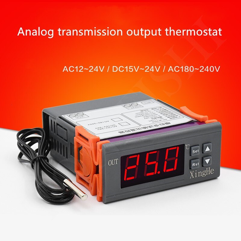 Transmitter output thermostat Super intelligent temperature control Output 0-5V or 0-10V analog output