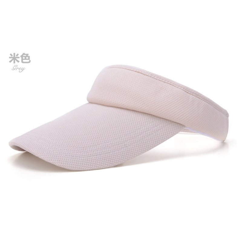 Maxsiti u sommar andas svett som öppen keps dam enfärgad enkel justerbar casual hatt: Beige