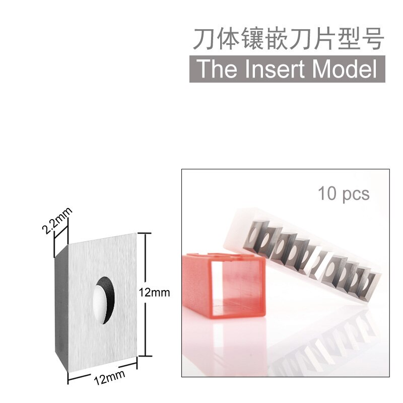 8mm 12mm shank Replaceable blade Planing Bit Face End Milling Cutter Insert-Style Spoilboard CNC Surfacing Router Bits For Wood: 12mmx12mmx2.2 10pcs