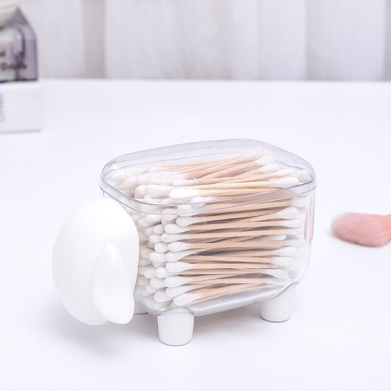 Makeup Organizer Cosmetic Box Acrylic Makeup Brush Holder Lipstick Pencil Storage Container Clear Storage Box Organizer: white