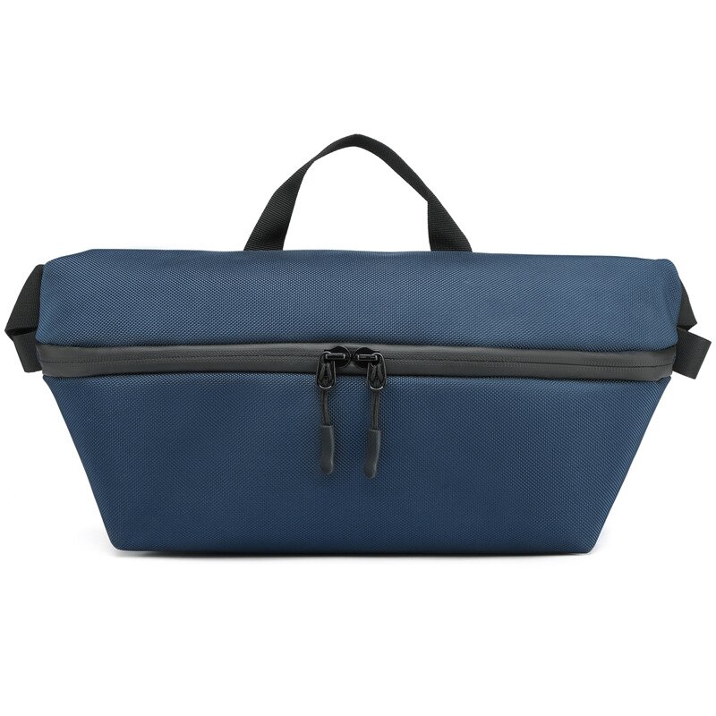 Wasserdicht Männer Taille Pack Männlichen Gürtel Tasche Telefon Beutel Taschen fanny Pack Reise Große Taille Tasche: Blau