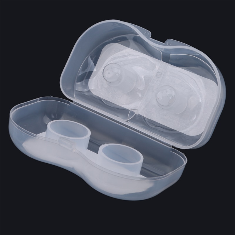 2Pcs Siliconen Tepel Shield Silicone Tepel Protector Baby Moedermelk Voeden Twee Per Doos Zwangere Vrouwen