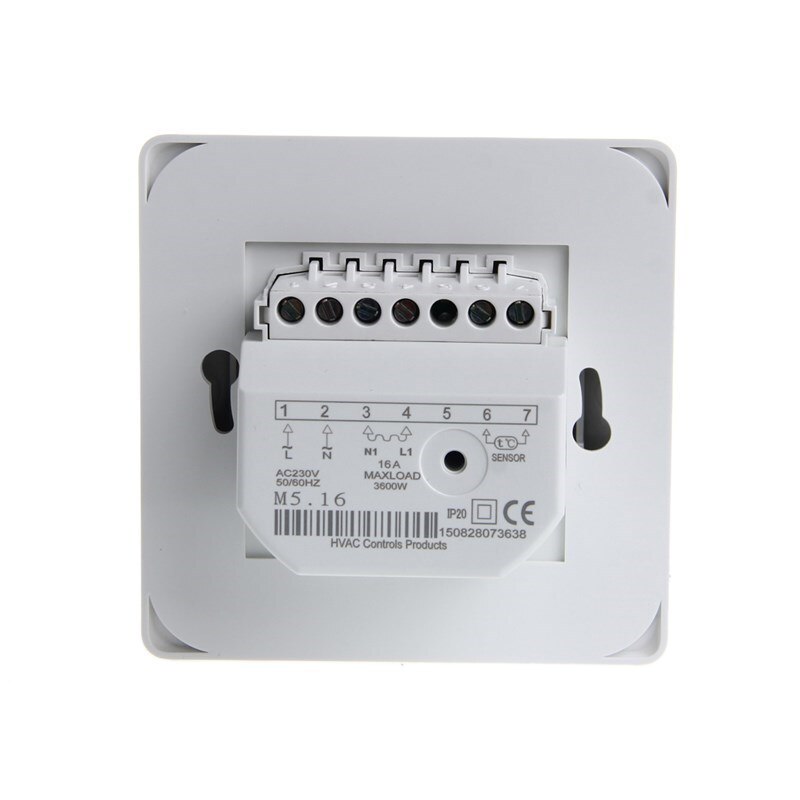 Warmth Regulator Temperature Controller Instrument SensorElectric Floor Heating Room Thermostat Temperature Controller