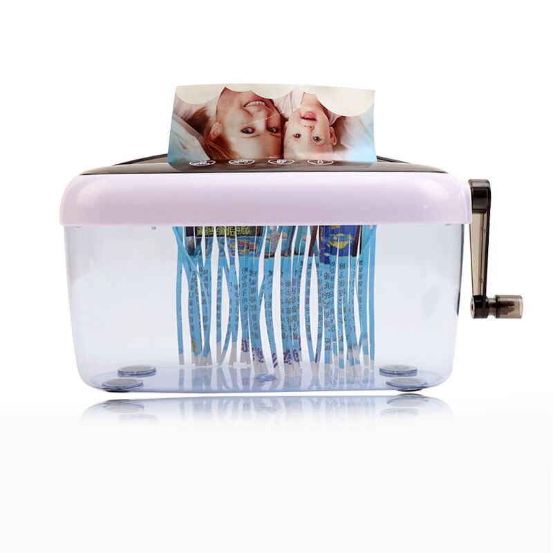 Handmade Desktop Small Paper Shredder Suitable For Office Documents A4 Paper Manual Shredder For Domestic Financial Bills