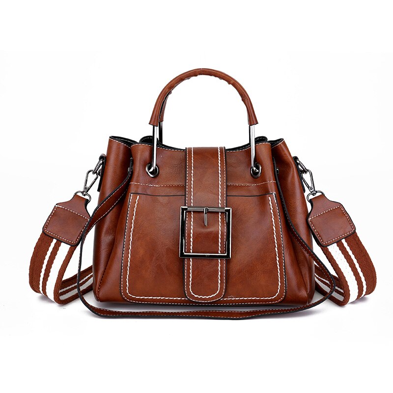 Effen Kleur Pu Lederen Schoudertassen Voor Vrouwen Vrouwelijke Flap Goedkope Vrouwen Crossbody Tas Bolsa Feminina: Brown