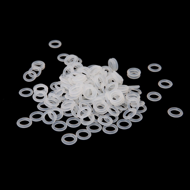 120 teile/beutel Gummi O Ring Tastatur Schalter Dämpfer Tastaturen Zubehör Weiß Für Tastatur Dämpfer Keycap O Ring Ersetzen Teil