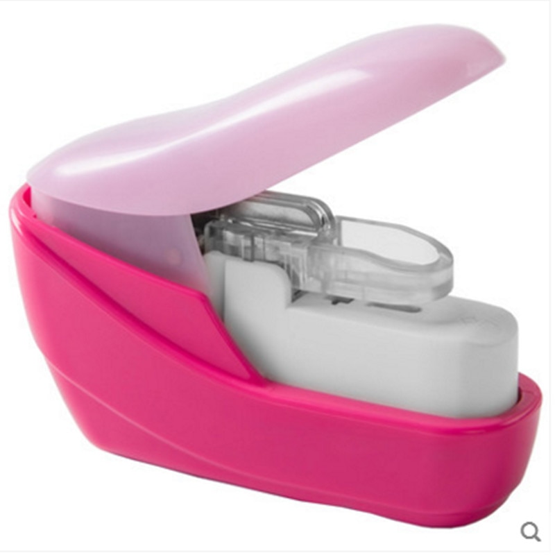 No Nails No Staples Stapling Machine Mini Cute Book Stapleless Stapler Paper Stapling Stapler Without Staple Stapler Free