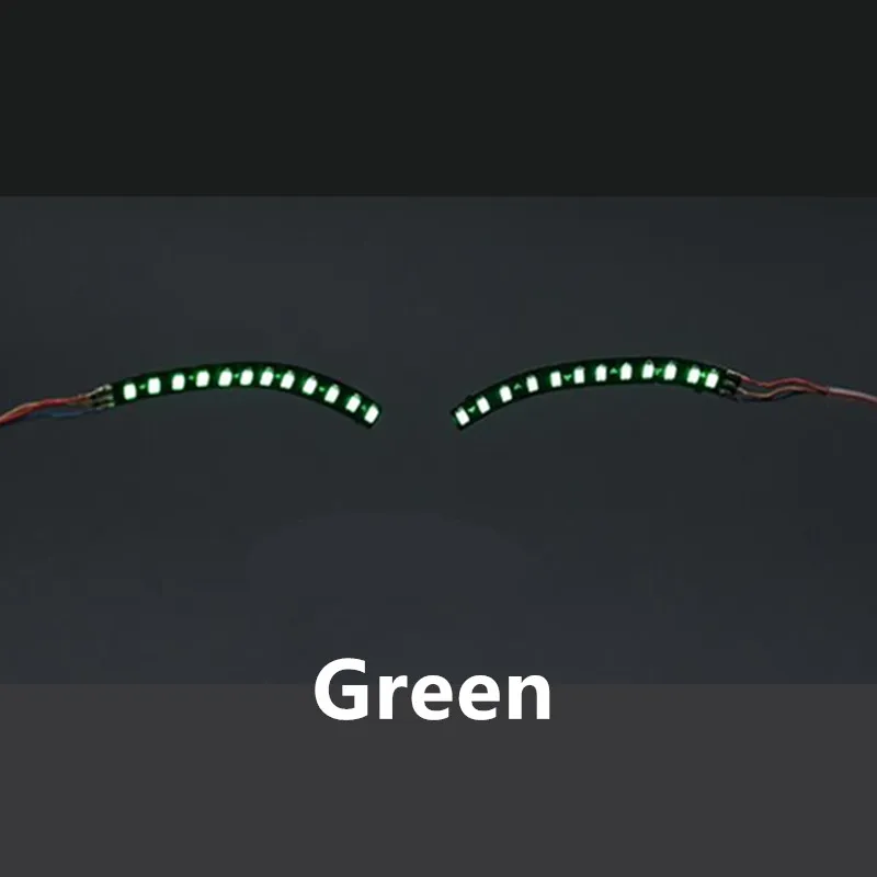 Podświetla doprowadziło sztuczne rzęsy świecące w ciemności materiały imprezowe bar Halloween kreatywne zdjęcie dekoracja przyjęcie noworoczne ślubna: żółte światło